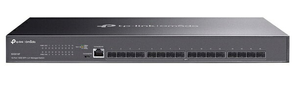 TP-LINK SX3016F Omada 10G SFP+スロット×16 L2+マネージスイッチ