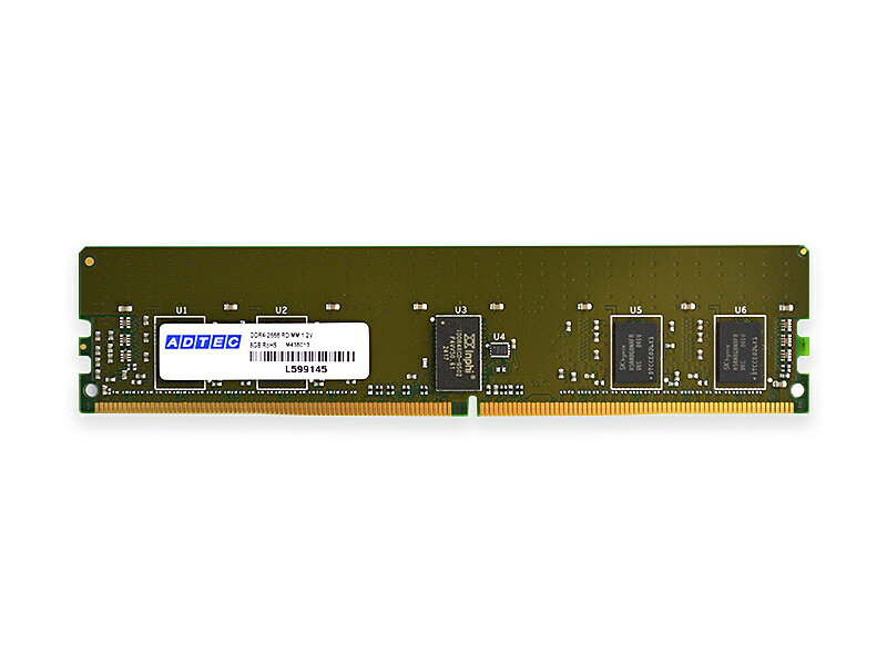 アドテック ADM2933D-R16GSA Mac用 DDR4-2933 288pin RDIMM 16GB シングルランク
