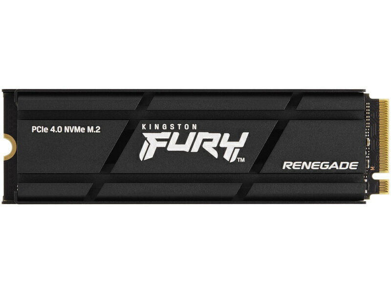 FURY Renegade PCIe 4.0 NVMe M.2 SSD 2TB 3D TLC NAND W/ HEATSINK 最大読取7300MB/秒、最大書込7000MB/秒 5年保証(終息品の場合は修理もしくは、その時点でのキャッシュバックになります。)