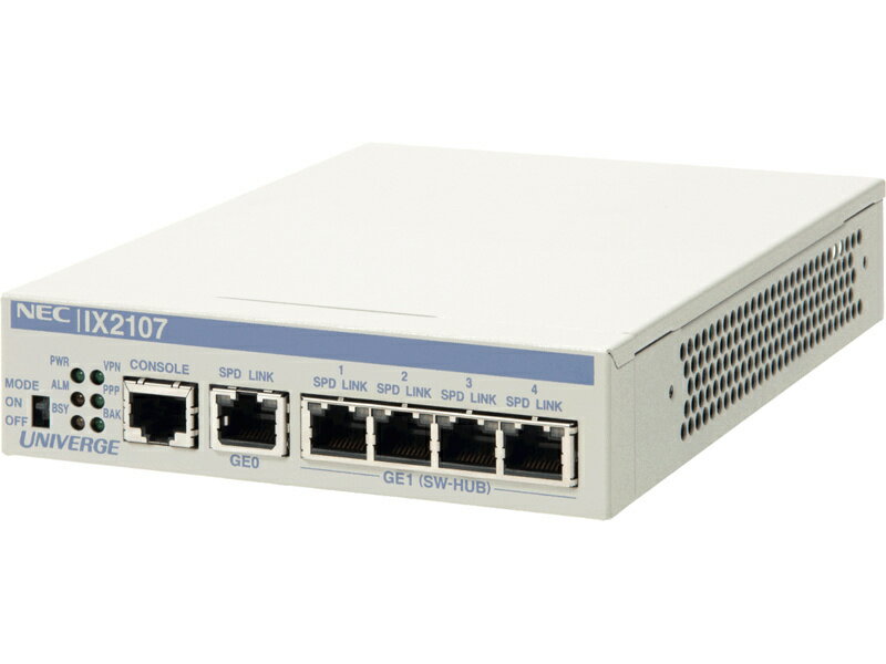 【あす楽】 NEC BI000118 5年無償保証 VPN対応高速アクセスルータ UNIVERGE IX2107