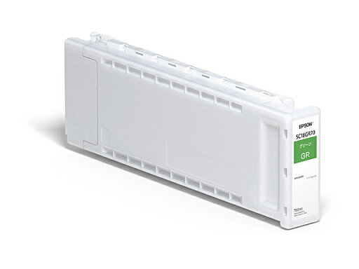 EPSON SC18GR70 SureColor用 インクカートリッジ/ 700ml(グリーン) EPSON SC18GR70 SureColor用 インクカートリッジ/ 700ml(グリーン)