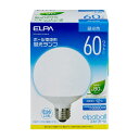 ELPA EFG15ED/12-G061H 電球形蛍光灯 G形 60W形