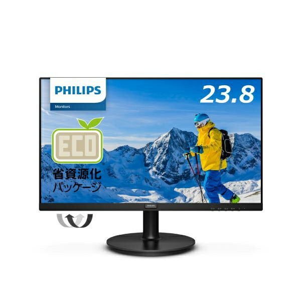 PHILIPS 241S9A/11 液晶ディスプレイ 23.8型/ 1920×1080/ HDMI、D-Sub/ ブラック/ スピーカー：あり/ 5年間フル保証/ 省資源化パッケージ