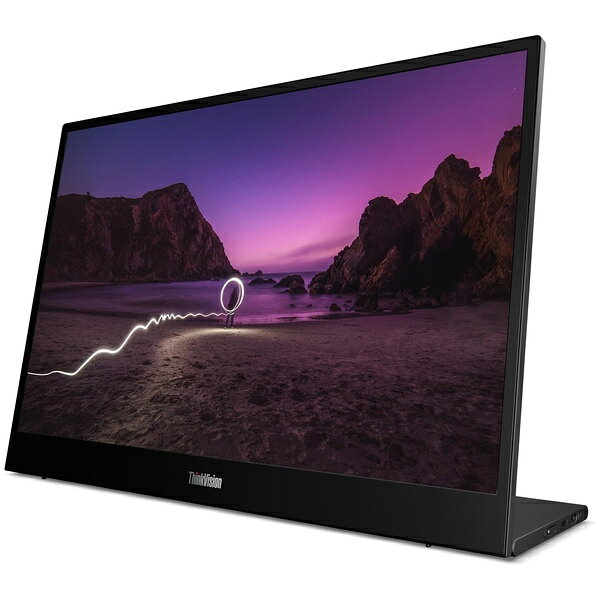レノボ・ジャパン 64BFUAR1JP ThinkVision M16 (16型モバイルモニター/ 1920×1200/ USB Type-C/ ブラック/ スピーカー：なし/ In-Plane Switchingパネル採用)