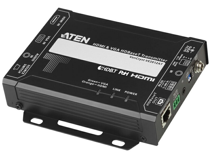 ATEN VE2812AT HDMI ＆ VGA HDBaseTトランスミッター（POH、4K対応）HDBaseT Class A