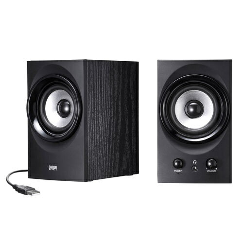 サンワサプライ MM-SPU9BKN ハイパワーUSBスピーカー(ブラック) サンワサプライ MM-SPU9BKN ハイパワーUSBスピーカー(ブラック)