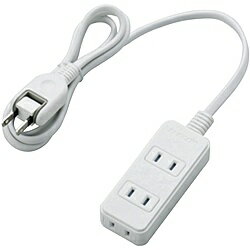 乐天商城 - ELECOM T-ST02-22310WH ほこりシャッター付き電源タップ/ 3個口/ 1m/ ホワイト