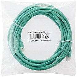 樂天商城 - ELECOM LD-GPT/GN7/RS RoHS指令準拠LANケーブル/ CAT6/ 爪折れ防止/ 7m/ グリーン/ 簡易パッケージ仕様