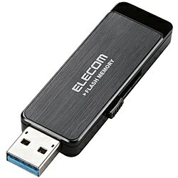 ELECOM MF-ENU3A04GBK USBフラッシュ/ 4GB/ ハードウェア暗号化機能/ ブラック/ USB3.0