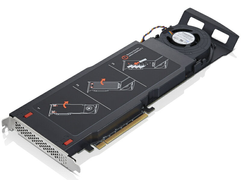 レノボ・ジャパン 4XH0V09766 ThinkStation M.2 SSD用アダプター(SSD4枚搭載可能)