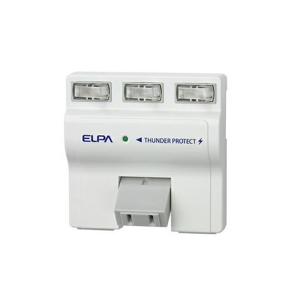 ELPA A-S500B(W) サージ付個別SWタップ 3個口 ホワイト
