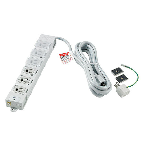 ELPA OAT-JPC63B カバー付事務所向けタップ 6個口(2)