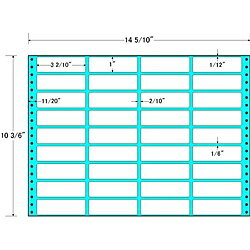 東洋印刷 MT14Z タックフォームラベル 14 5/ 10インチ×10 3/ 6インチ 36面付(1ケース500折)