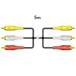 JVCケンウッド VX-450G ピンプラグX3-ピンプラグX3(5M) JVCケンウッド VX-450G ピンプラグX3-ピンプラグX3(5M)