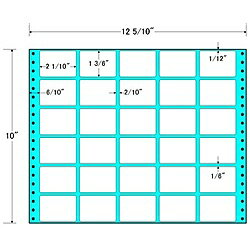 東洋印刷 MT12T タックフォームラベル 12 5/ 10インチ×10インチ 30面付(1ケース500折)