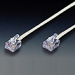 JVCケンウッド TF-1100WT モジュラーコード 6極4芯タイプ(10M) 白色