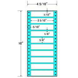 東洋印刷 MM4O タックフォームラベル 4 5/ 10インチ×10インチ 10面付(1ケース1000折)