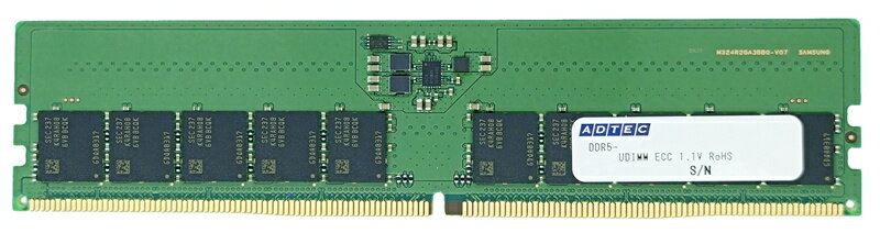 アドテック ADS5600D-E32GDB DDR5-5600 UDIMM ECC 32GB 2Rx8