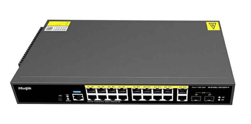 サンテレホン XS-S1930J-18GT2SFP-P 18ポートPoEスイッチングハブ 10/ 100/ 1000BASE-Tx18 1000BASE-Xx2