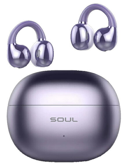 SOUL SS102PL S-LIVE CLIP PURPLE オープンイヤークリップワイヤレスイヤホン