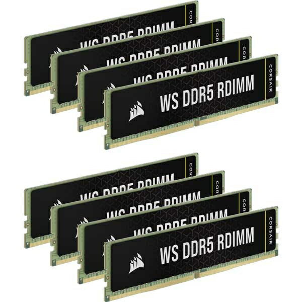コルセア(メモリ) CMA256GX5M8B5600C40 CORSAIR WS DDR5 RDIMM 256GB(32GBx8) DDR5 5600 CL40-40-40-77 1.25V Intel XMP Memory
