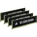 コルセア(メモリ) CMA64GX5M4B6000C40 CORSAIR WS DDR5 RDIMM 64GB(16GBx4) DDR5 6000 CL40-40-40-77 1.35V Intel XMP Memory(2)