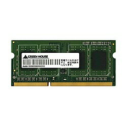 GREEN HOUSE GH-DNT1600-4GB Ρ PC3-12800 204pin DDR3 SDRAM SO-DIMM 4GB