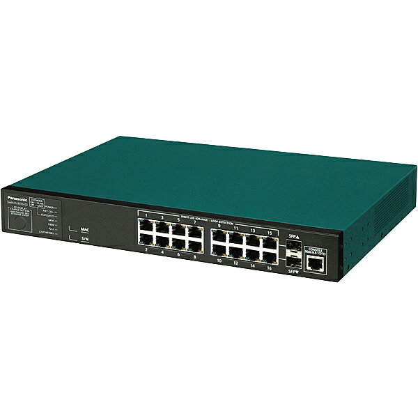 パナソニックEWネットワークス PN28160i 16ポート レイヤ2スイッチングハブ Switch-M16eGi