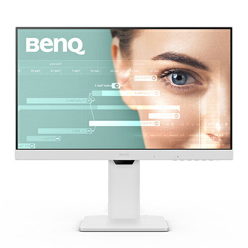 BenQ GW2486TC アイケア液晶ディスプレイ 23.8型/ 1920×1080(IPS)/ HDMI x1、DisplayPort x1、USB Type-C x1（65W給電）、DP出力x1/ 白色筐体/ スピーカーあり/ 高さ調整/ ピボット/ sRGB 99%