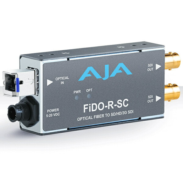 AJA FiDO-R-SC AJAコンバーター SC Fibre to Dual SDI変換