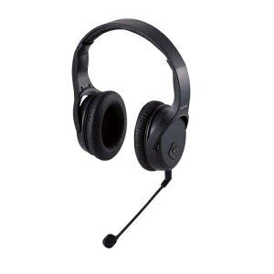 ELECOM HS-HPW01BK 無線ヘッドセット/ 2.4GHzワイヤレス/ オーバーヘッド型/ マイクアーム付き/ USB-Aアダプタ付/ 両耳/ ブラックネット通販