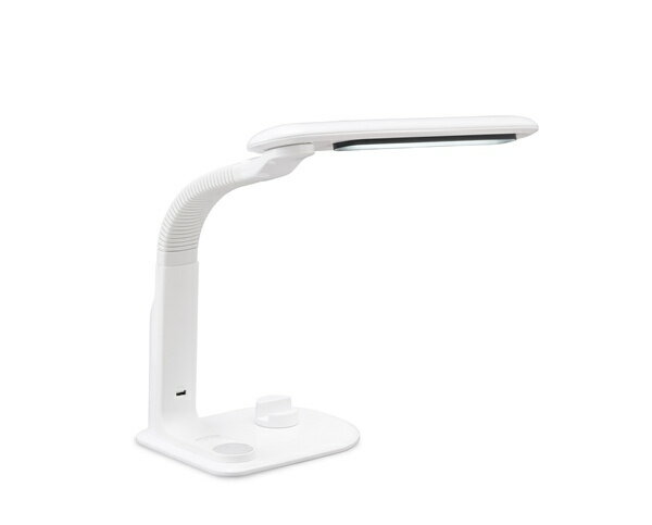 アイリスオーヤマ LDL-501RN-W LEDデスクライト AA形 ホワイト