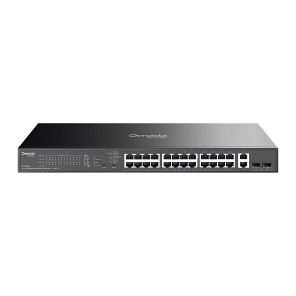 TP-LINK ES228GP(un) Omada ギガビットポート×26＆SFPスロット×2 イージーマネージスイッチ（PoE+ポート×24）