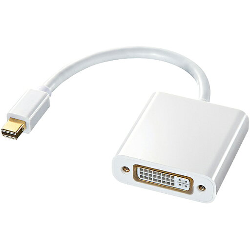 サンワサプライ AD-MDPDVA01 ミニDisplayPort-DVI変換アダプタ サンワサプライ AD-MDPDVA01 ミニDisplayPort-DVI変換アダプタ