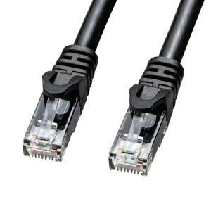 サンワサプライ KB-T6AWP-30BK 屋外用防水カテゴリ6A LANケーブル(ブラック・30m)