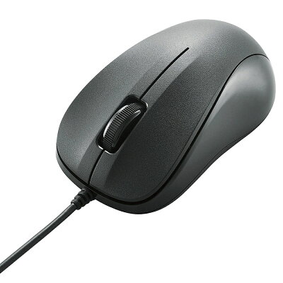 ELECOM M-K5URBK/RS 法人向けマウス/ USB光学式有線マウス/ 3ボタン/ Sサイズ/ EU RoHS指令準拠/ ブラック - Image 2