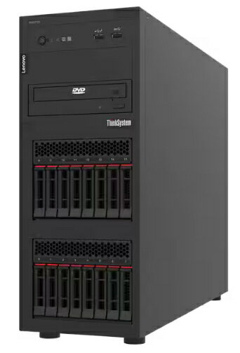 IBM 7DCEA01NJP ThinkSystem ST250 V3(HS 3.5)/ XeonE-2434(4) 3.40GHz-4800MHz×1/ PC5-38400 16.0GB(16×1)/ DVD-RW/ RAID-5350-8i/ POW(800W×1)/ OSなし/ 3年保証9x5(CRU-NBD)/ SS90