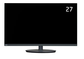 NEC LCD-E274FL-BK 27型3辺狭額縁VAワイド液晶ディスプレイ（黒色）/ 1920×1080/ USB Type-C、DisplayPort、HDMI、ステレオミニジャック/ ブラック/ スピーカ/ 〔5年保証〕