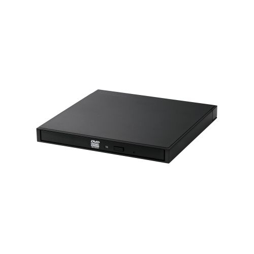 Logitec LDR-PXA8CU2VBK ポータブルDVDドライブ/ USB Type-C/ 動画再生＆データ書き込み＆編集/ ブラック