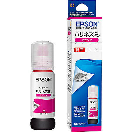乐天商城 - EPSON HAR-M エコタンク搭載モデル用 インクボトル/ ハリネズミ（マゼンタ）