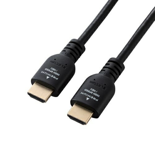 ELECOM DH-HDPS14E30BK2 HDMIケーブル/ Premium/ スタンダード/ 3.0m/ ブラック ELECOM DH-HDPS14E30BK2 HDMIケーブル/ Premium/ スタンダード/ 3.0m/ ブラック