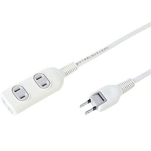 サンワサプライ TAP-3W5N 電源タップ(2P・3個口・5m) サンワサプライ TAP-3W5N 電源タップ(2P・3個口・5m)