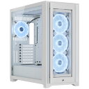 RZA() CC-9011233-WW iCUE 5000X RGB Mid-Tower QL True White