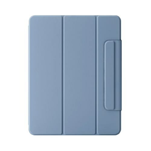 ELECOM TB-A25XWVPF2BG 13インチiPad Air(M2)/ フラップケース/ 超薄型/ マグネット装着/ スリープ対応/ ブルーグレー