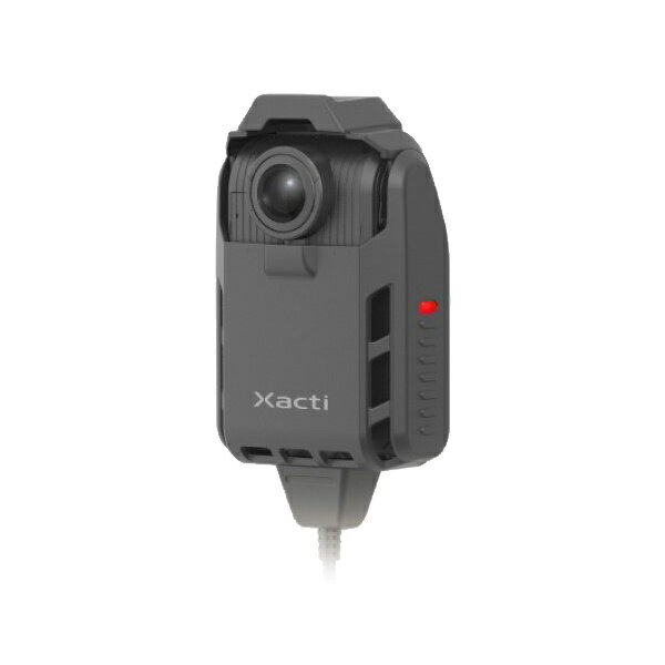 業務用ウェアラブルカメラ 強力ブレ補正搭載 FullHD 胸部装着タイプ ザクティ独自の強力揺れ補正機能エクスタビライザを搭載。世界で唯一iOS端末と接続可能なカメラ。防塵防水IP65、保証温度範囲-5℃40℃により、雨天時の工事現場などでも使用可能。F値2.4、最低被写体照度：0.75ルクスにより夜間の工事現場などでも使用可能。業務用途に適した高耐久・小型軽量のハード設計。レンズカバーの開閉で撮影を開始・停止し、レンズの保護に加えプライバシーにも配慮。 詳細スペック 総画素数207万画素 有効画素数(動画)207万画素 有効画素数(静止画)207万画素 CCD数・仕様CMOS 光学ズーム倍率1倍 デジタルズーム4倍 本体重量170g 本体サイズ(H)56mm 本体サイズ(W)105mm 本体サイズ(D)53mm 電気用品安全法(本体)非対象 電気用品安全法(付属品等)付属品等無し