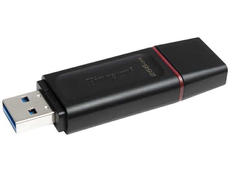 256GB USB3.2 Gen 1メモリー DataTraveler Exodia (Black + Pink) 5年センドバック保証　Kingston DataTraveler Exodia。キャップ式でコネクタを保護。USB3.2 G...