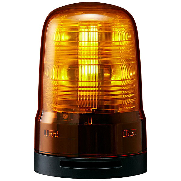 パトライト SF08-M1KTB-Y 小型LED回転灯 黄 DC1224V ブザー付き