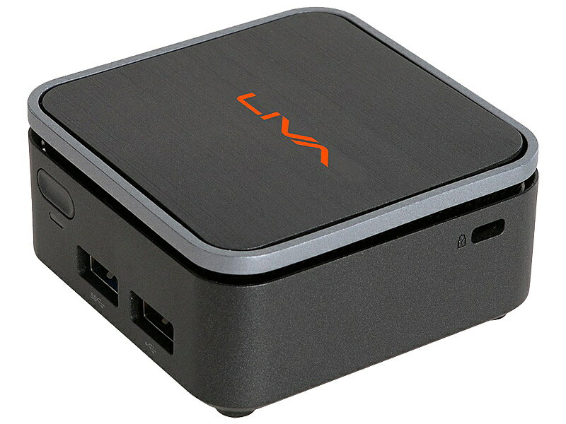 ECS LIVAQ2-4/64-W10(N5000)ST1 MINI PC LIVA Q2 4GB MEM 64GB eMMC W10 (Pentium Silver N5000/ 4GB/ 64GB/ 光学ドライブなし/ Win10S)