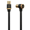 ELECOM DH-ATLS48K100BK アンテナケーブル/ 4K8K対応/ L-S型/ 長尺/ 10m/ ブラック(2)