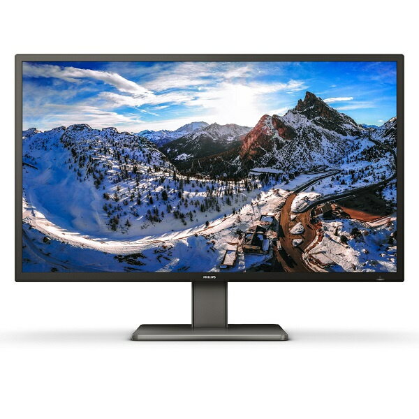 PHILIPS 439P1/11 液晶ディスプレイ 42.5型/ 3840×2160/ USB-C、DisplayPort、HDMI/ ブラック/ スピーカー:あり/ 5年間フル保証/ 昇降スタンド/ 給電(PD)90W